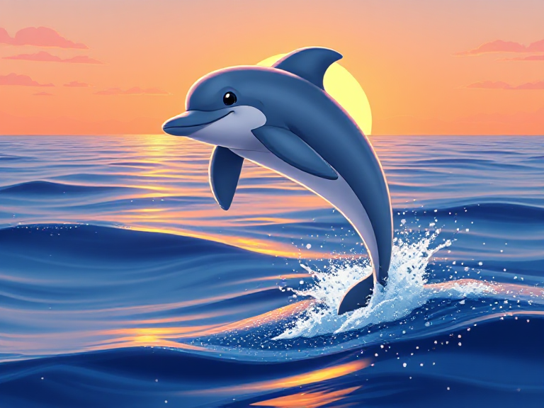 How to Generate a Cute Dolphin Anime Portrait on Vheer