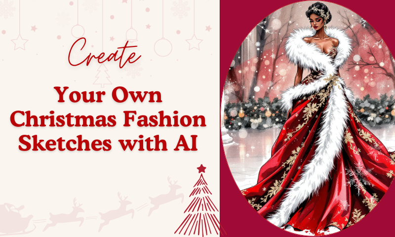 Create Your Own Christmas Fashion Sketches with AI