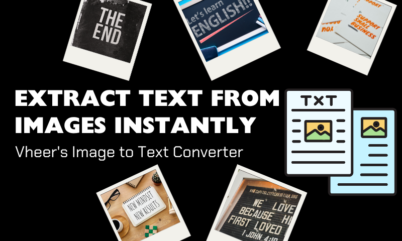 Extract Text from Images Instantly – Vheer's Image to Text Converter
