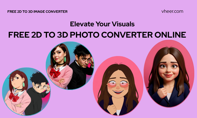 Elevate Your Visuals – Free 2D to 3D Photo Converter Online with Vheer